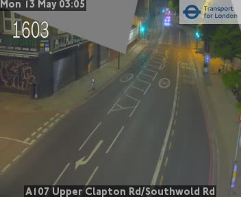 A107/Upper Clapton Road & Southwold Road Webcam