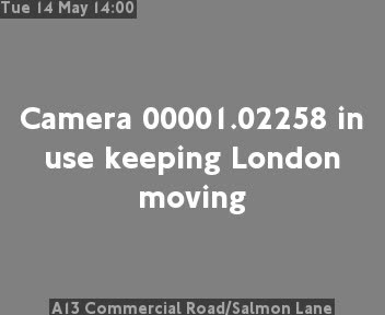 A13/Commercial Road & Salmon Lane Webcam
