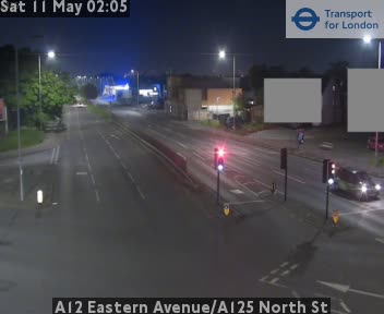 A12/Eastern Avenue & A125 North Street Webcam