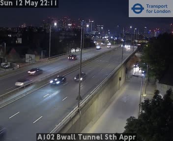 A102 Bwall Tunnel Sth Appr