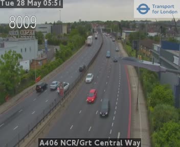 A406 NCR/Grt Central Way