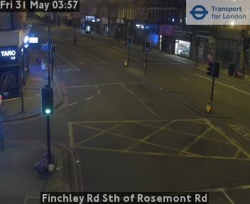 Finchley Rd Sth of Rosemont Rd
