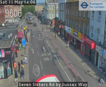 Seven Sisters Rd by Sussex Way
