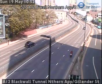 A12 Blackwall Tunnel Nthern App/Gillender St