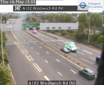 A102 & Woolwich-Straße Webcam