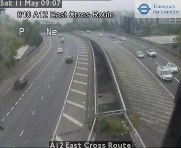 A12 & East Cross Route Webcam