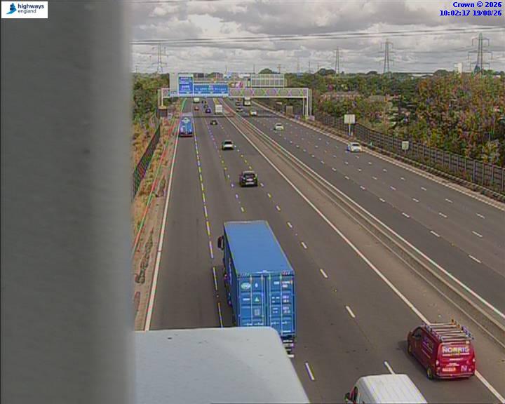 Click for full screen live camera. M6 05537 J2 – J3