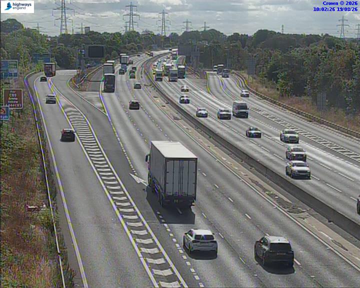Click for full screen live camera. M6 05563 M6 Toll – J3