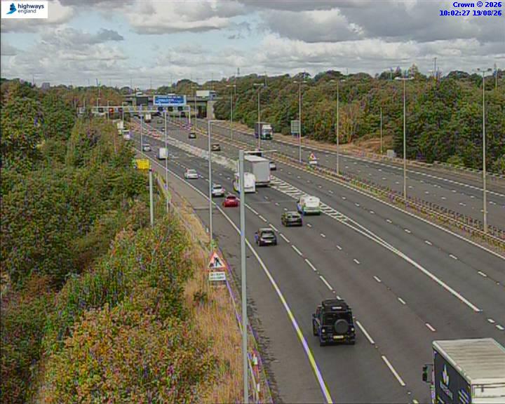 Click for full screen live camera. M6 05685 J3A – J4