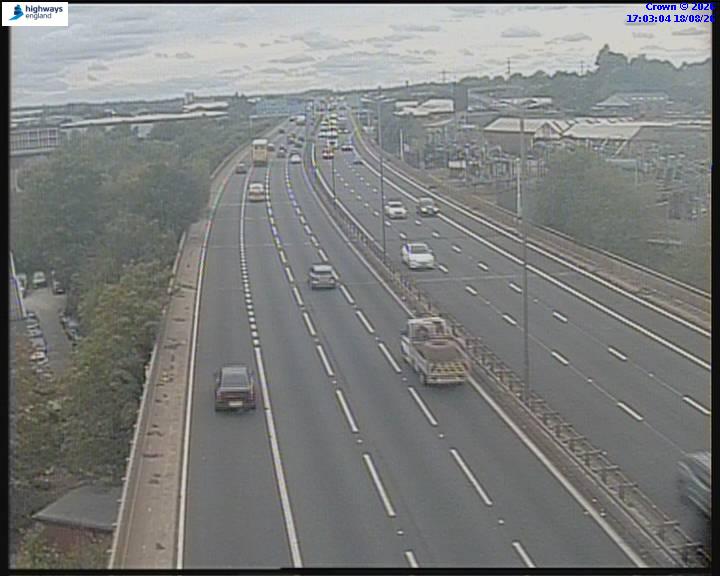 Click for full screen live camera. M6 05825 J5 – J6