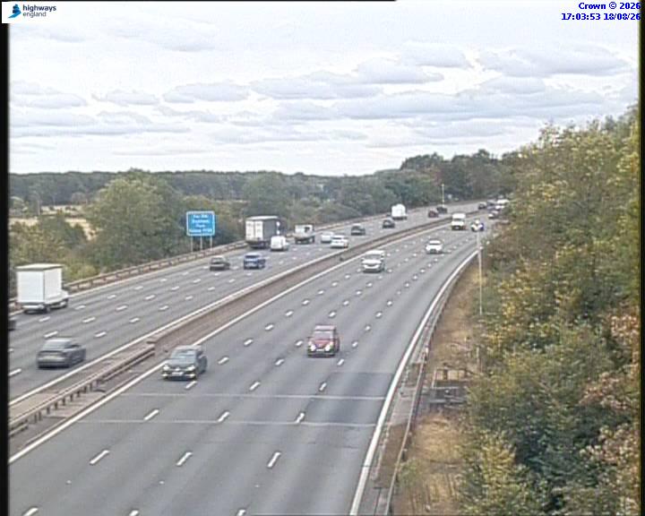 Click for full screen live camera. M6 06139 J12 – J13