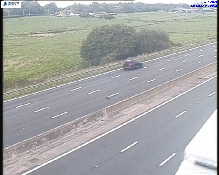 Click for full screen live camera. M6 06187 J13 – J12