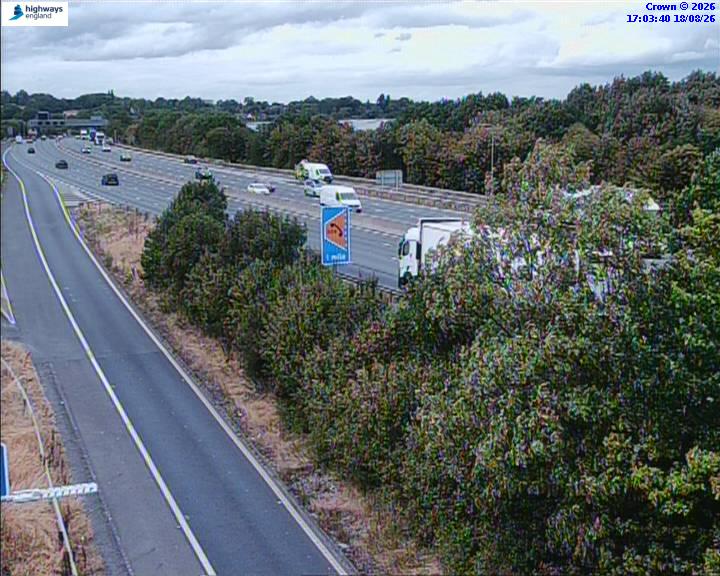 Click for full screen live camera. M6 06200 J13