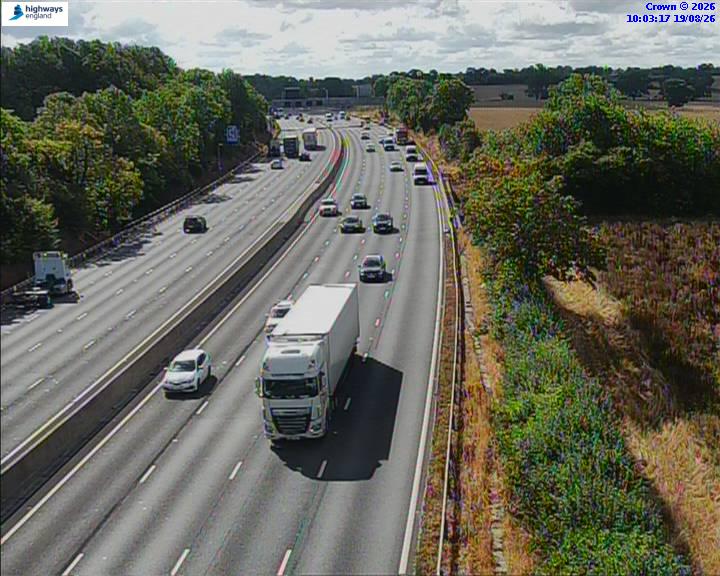 Click for full screen live camera. M6 06245 J13 – J14