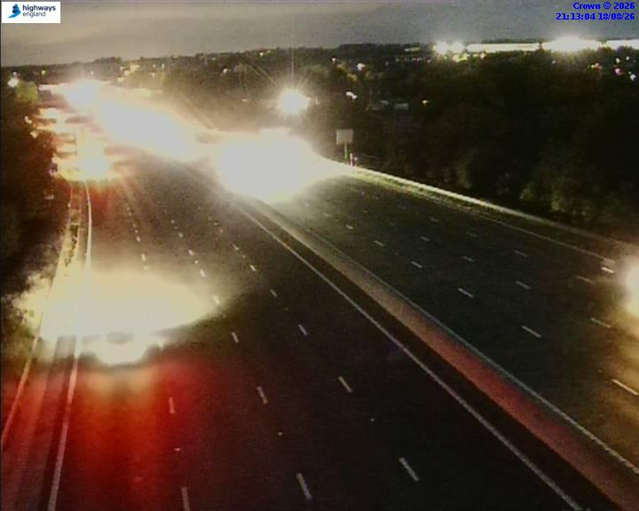 Click for full screen live camera. M6 06260 J13 – J14