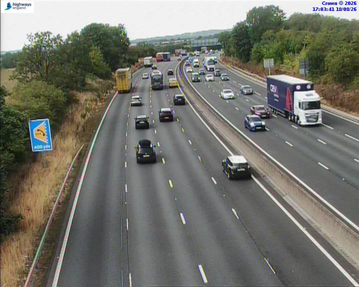 Click for full screen live camera. M6 06302 J14 – J15