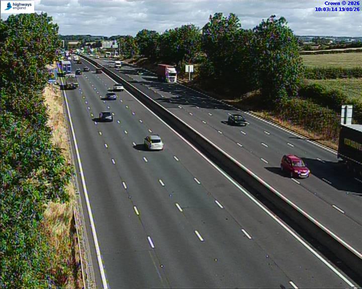Click for full screen live camera. M6 06324 J14 – J15