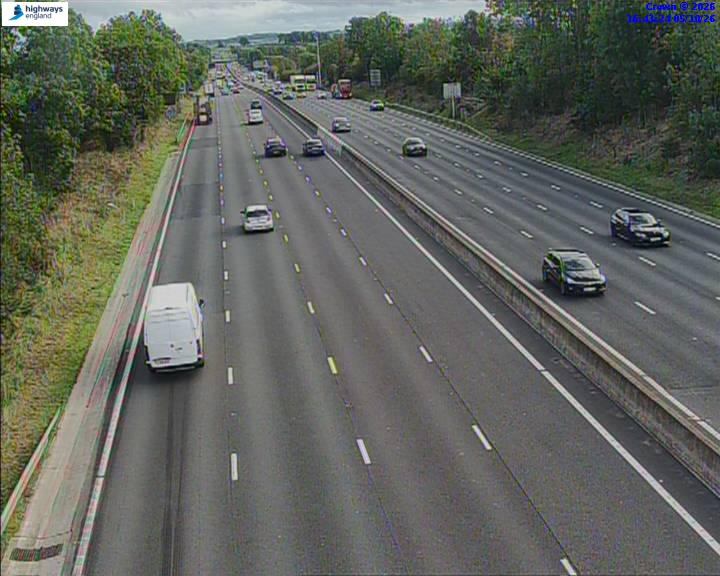 Click for full screen live camera. M6 06327 J15 – J14
