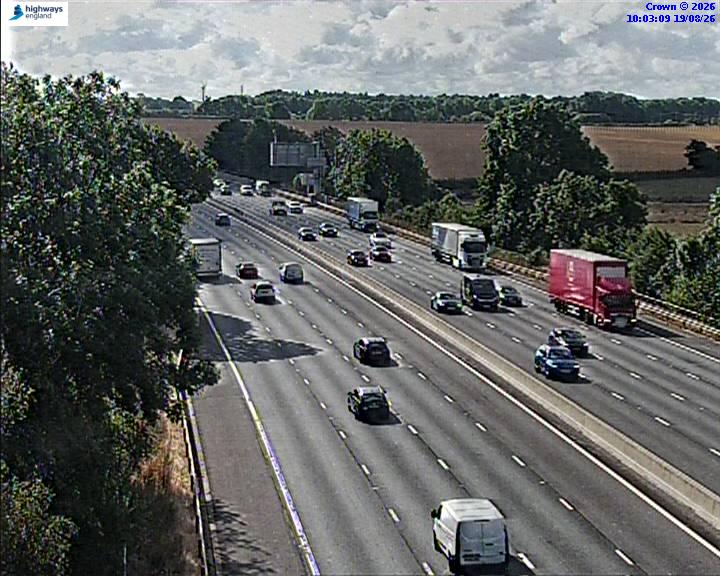 Click for full screen live camera. M6 06367 J15 – J14