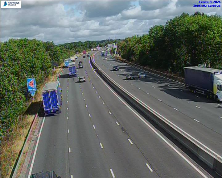 Click for full screen live camera. M6 06376 J14 – J15