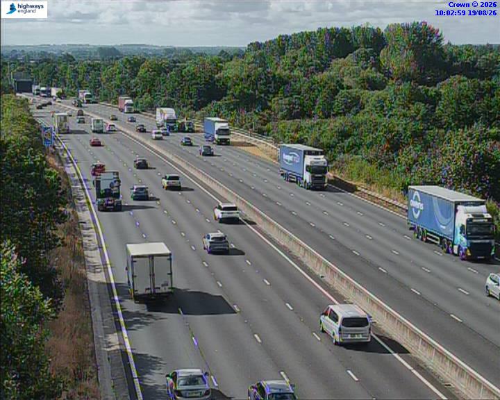 Click for full screen live camera. M6 06384 J15 – J14