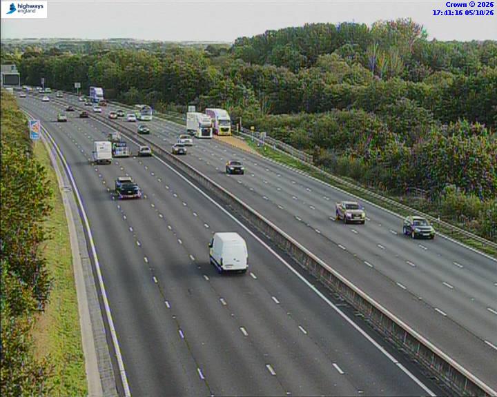 Click for full screen live camera. M6 06384 J15 – J14