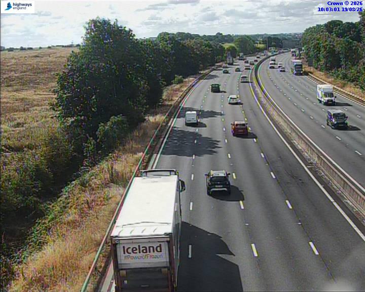 Click for full screen live camera. M6 06389 J15 – J14