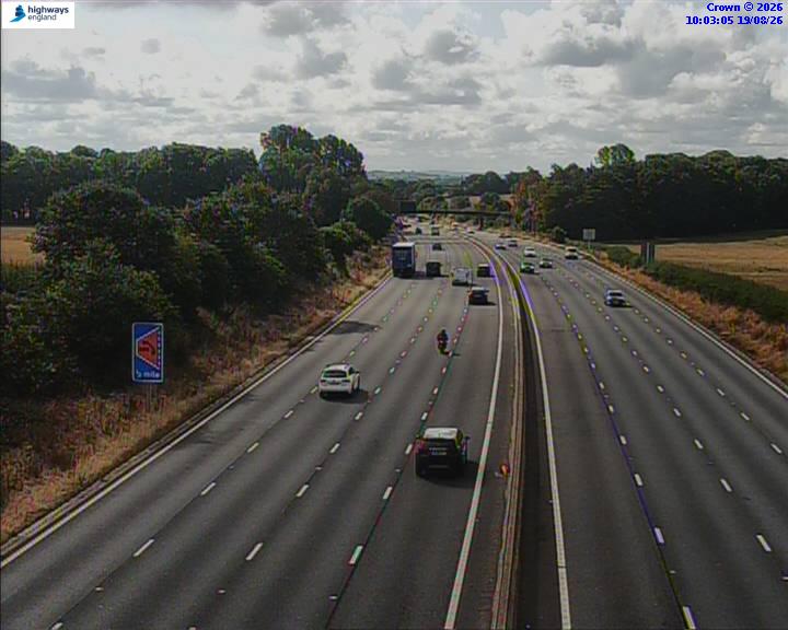 Click for full screen live camera. M6 06403 J14 – J15