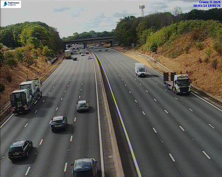 Click for full screen live camera. M6 06406 J15 – J14