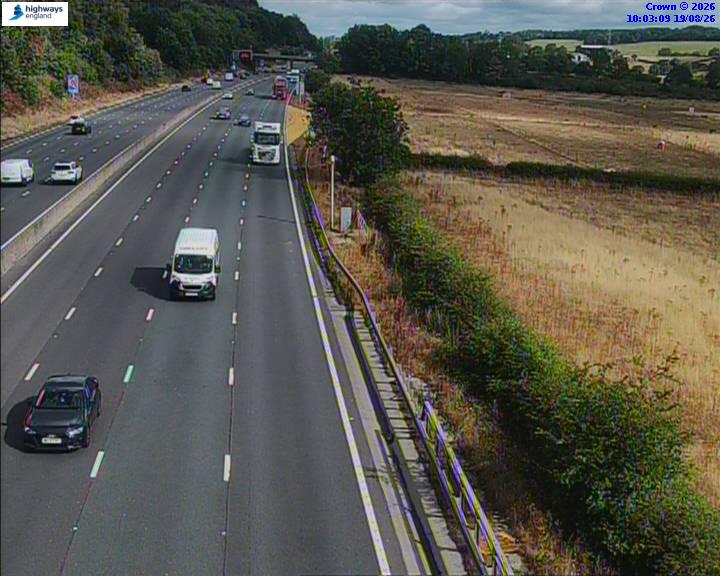 Click for full screen live camera. M6 06417 J15 – J14