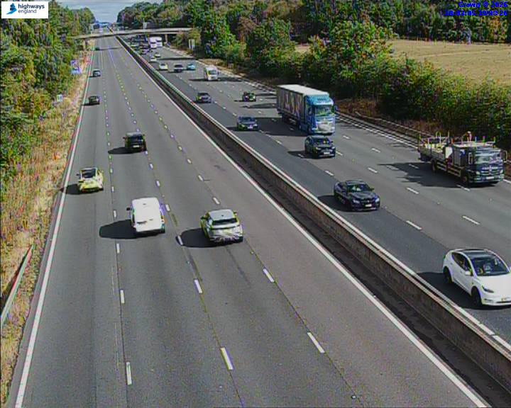 Click for full screen live camera. M6 06431 J14 – J15