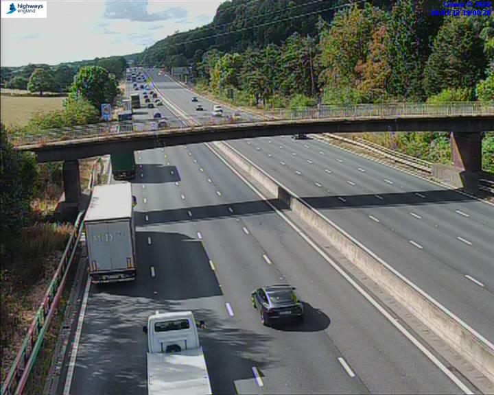 Click for full screen live camera. M6 06435 J15 – J14