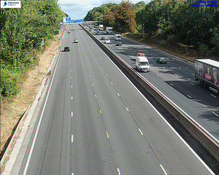 Click for full screen live camera. M6 06437 J14 – J15