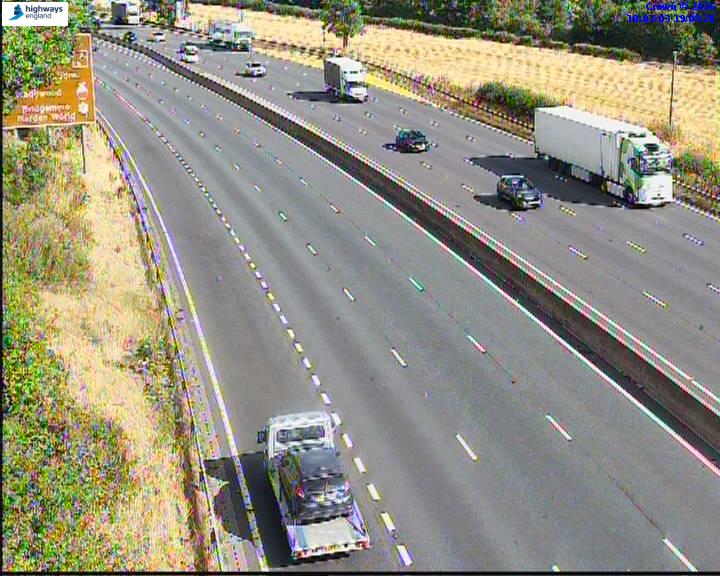 Click for full screen live camera. M6 06452 J14 – J15