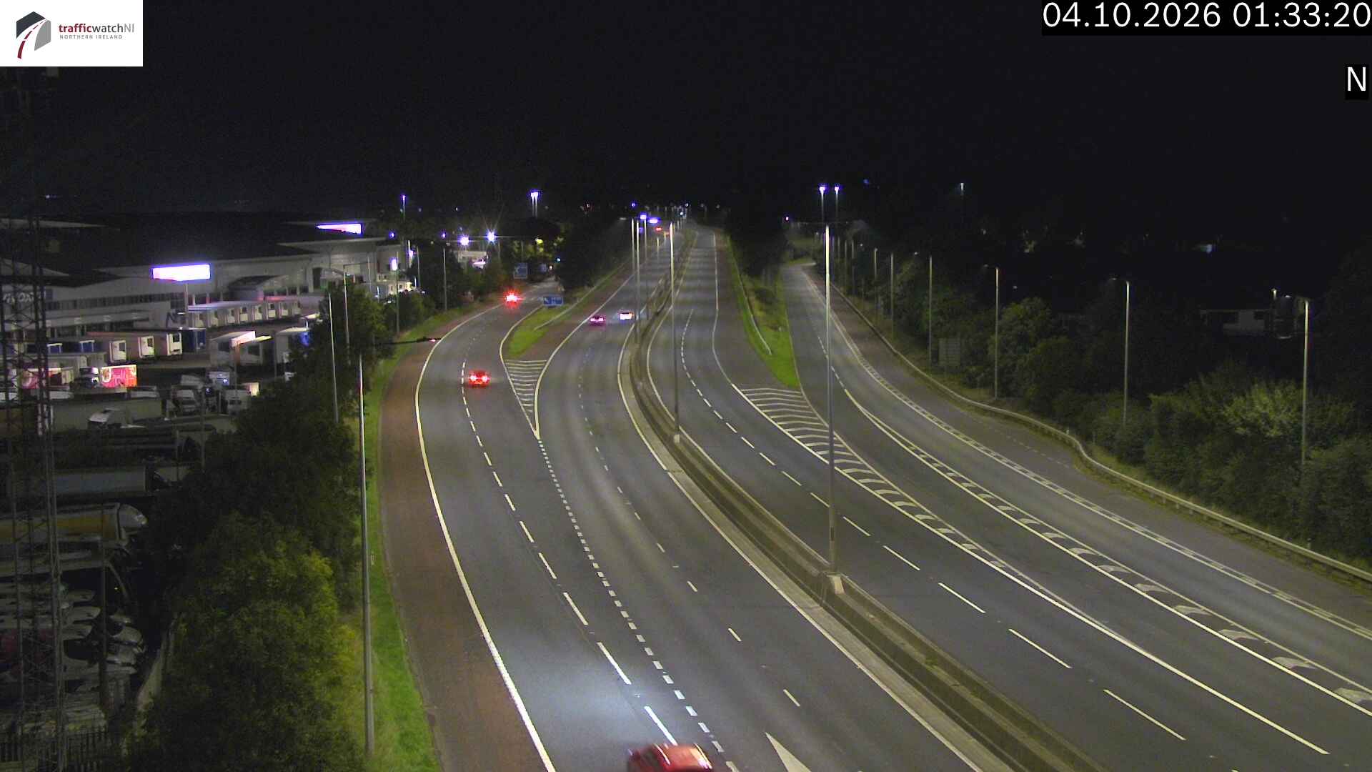 Click for full screen live camera. M2 Sandyknowes