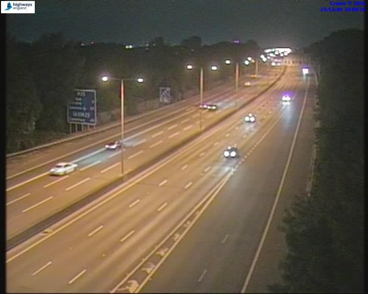 Click for full screen live camera. M25 14127 J2-J3