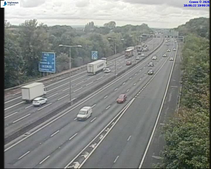 Click for full screen live camera. M25 14127 J2-J3