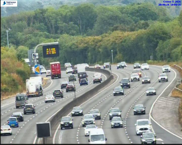 Click for full screen live camera. M25 14339 J6 – J5