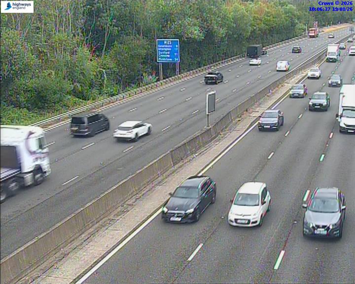 Click for full screen live camera. M25 14390 J5 – J6