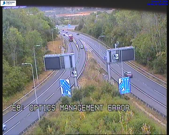 Click for full screen live camera. M25 14462 M25-M23