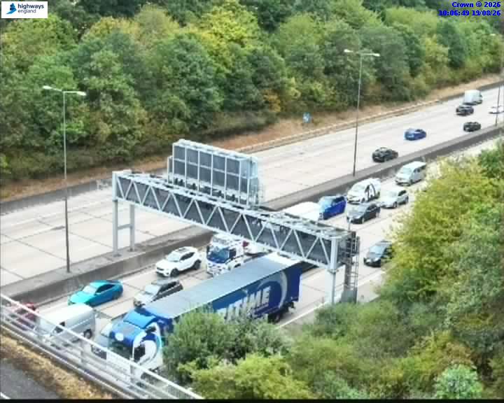 Click for full screen live camera. M25 14697 J9-J10