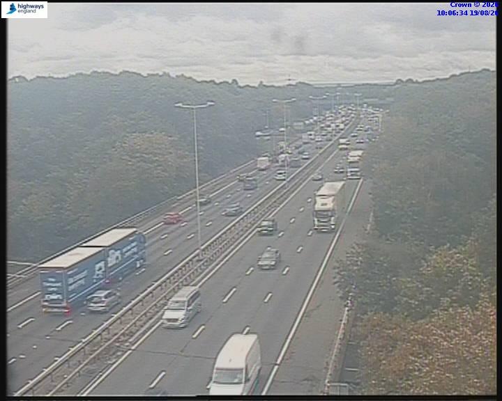 Click for full screen live camera. M25 14839 J12 – J13