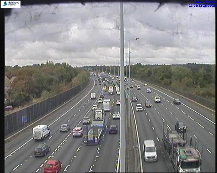Click for full screen live camera. M25 14848 J12-J13