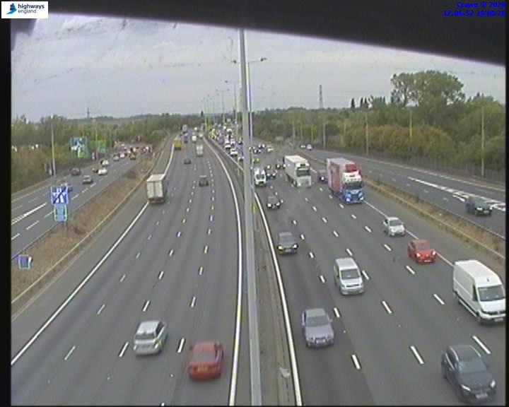 Click for full screen live camera. M25 14883 J13-J12