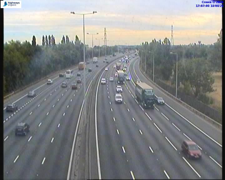 Click for full screen live camera. M25 14898 J14-J13