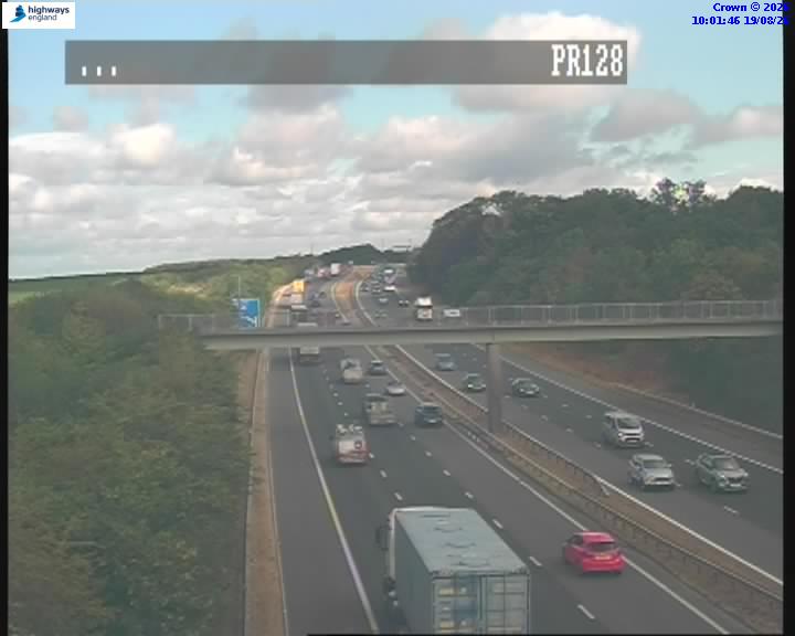 Click for full screen live camera. A1(M) 20631 J44-J45