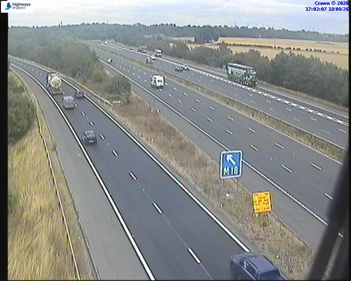 Click for full screen live camera. M62 22538 J35