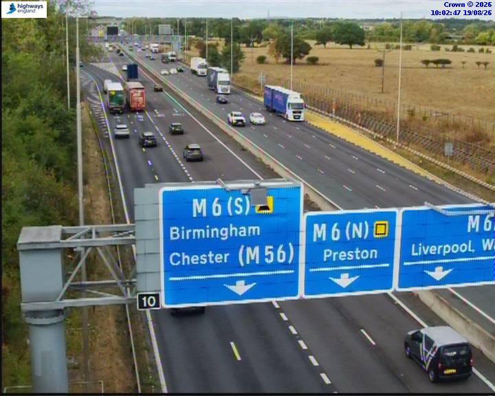 Click for full screen live camera. M62 31310 J11 – J10