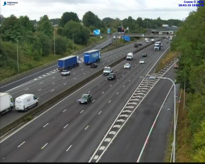 Click for full screen live camera. M62 31615 J19 – J20