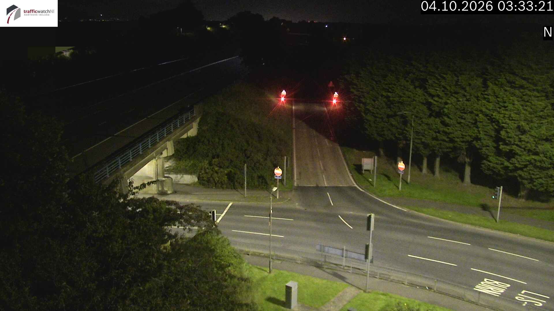 Click for full screen live camera. Saintfield Rd Roundabout Lisburn